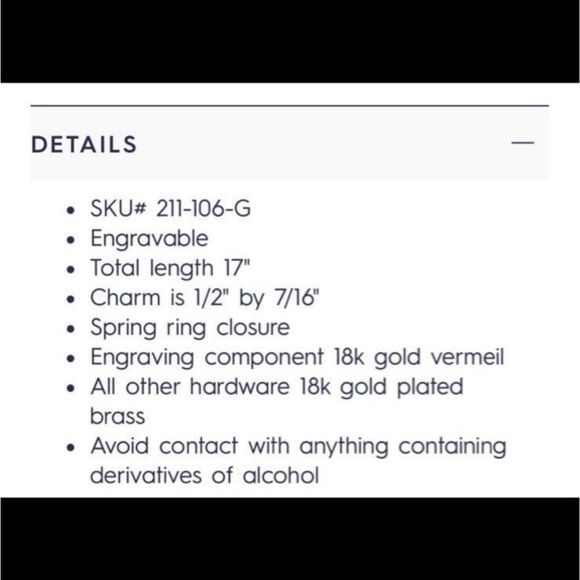 Nwot Gorjana 18k Vermeil Bespoke Wilder Heart Necklace - Picture 4 of 6